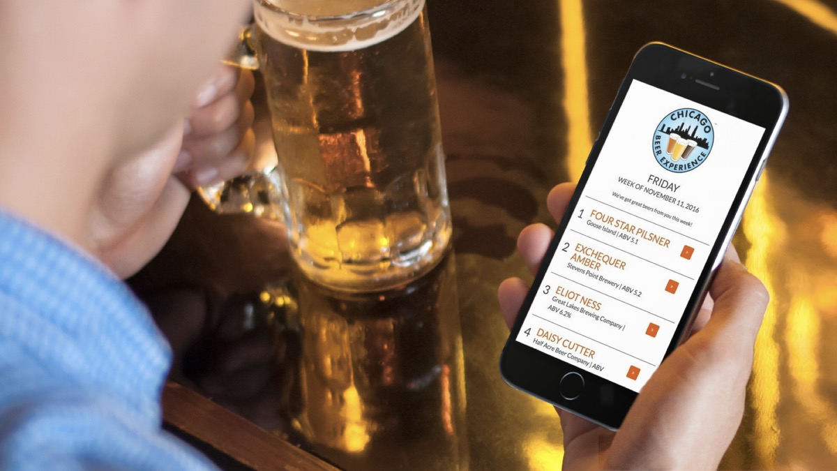 The very first digital guidebook: a beer guide built for Chicago Beer Experience